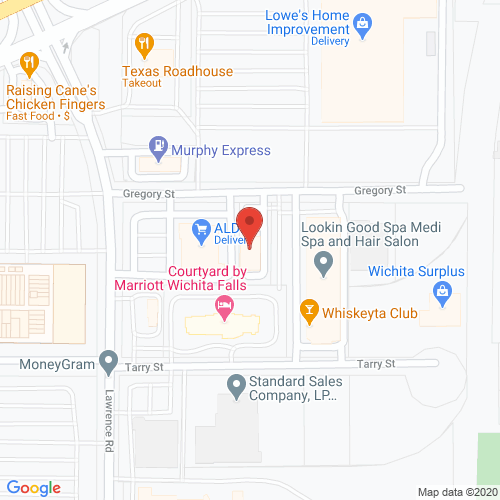 Map of Jubilee Dental in Wichita Falls TX